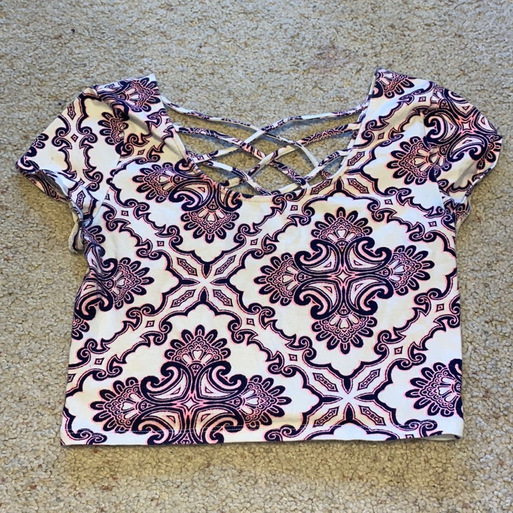 Cute patterned Crop Top